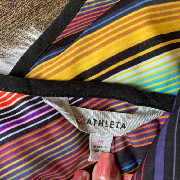 ❤️SOLD Athleta Havana rainbow midi dress - Picture 6 of 8